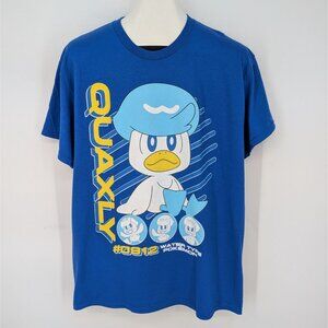 Pokemon T Shirt Adult Size L Graphic Print Horizons Quaxly Graphic Streetwear